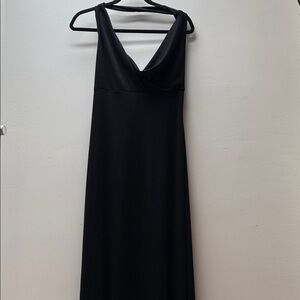 BCBGMAXAZRIA Black Halter Bodycon Dress Size M
